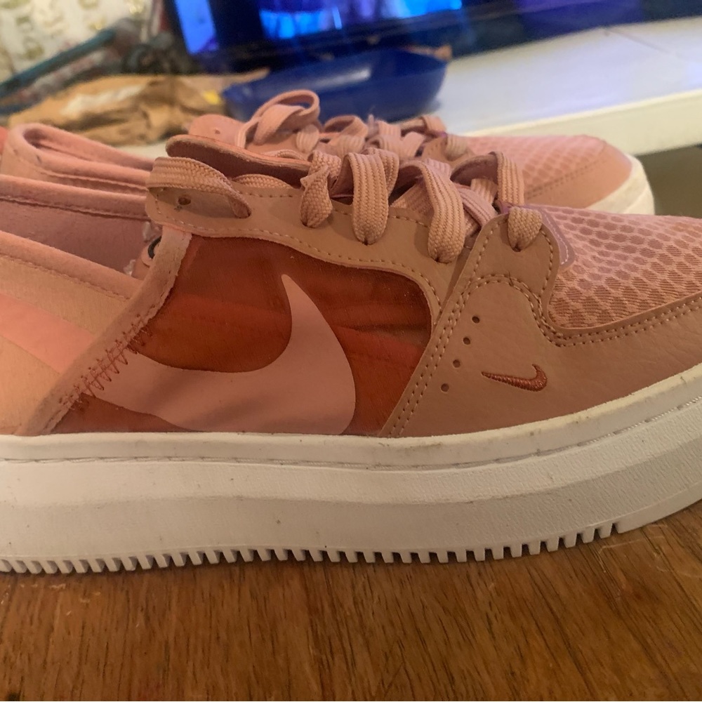 These are pink and white air forces